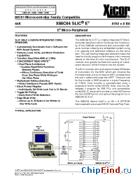 Datasheet X88C64 manufacturer Xicor